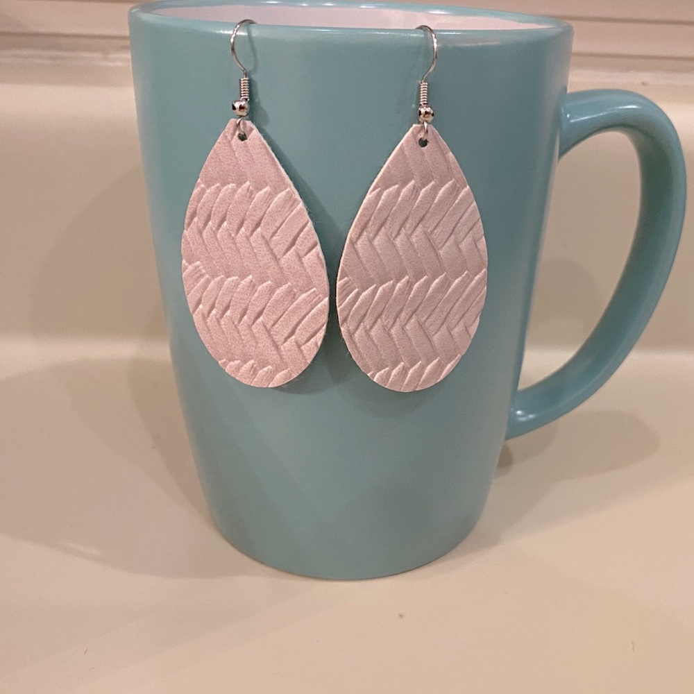 Faux Leather Earrings